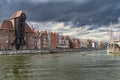 an interesting perspective of the long coast in gdaÃâsk